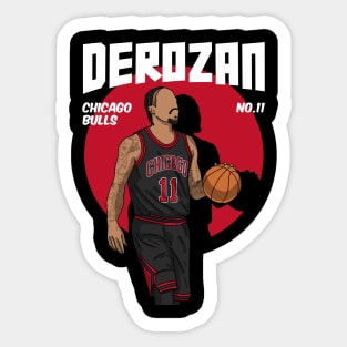 DeMar DeRozan Comic Style Art Sticker